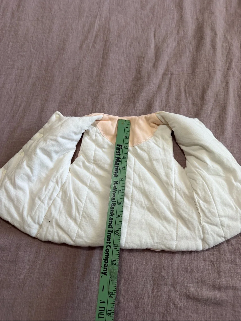Vintage Odie Baby Sleeveless Sleep Vest in Pastel Pink Garfield 12-24 Months